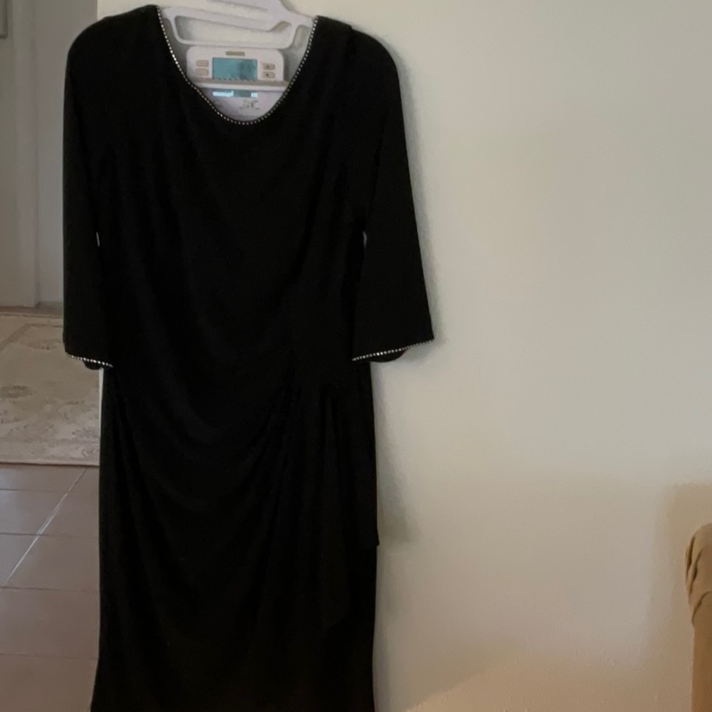 Chico's Black Dolman Sleeve Sheath Dress